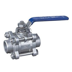 三片式对焊球阀