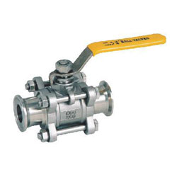 三片式卡箍球阀