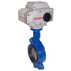 电动对夹式软密封蝶阀